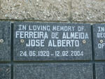 ALMEIDA José Alberto FERREIRA, de 1920-2004