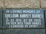 BARNES Sheldon Aubrey 1971-2006