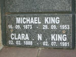 KING Michael 1873-1953 & Clara N. 1888-1981