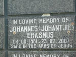 ERASMUS Johannes 1981-2007