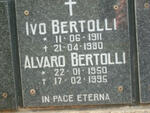 BERTOLLI Ivo 1911-1980 & Alvaro 1950-1995
