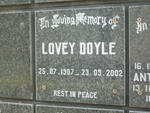DOYLE Lovey 1907-2002