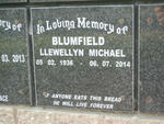 BLUMFIELD Llewellyn Michael 1936-2014