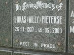 PIETERSE Lukas 1937-2003