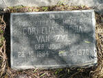 ZYL Cornelia Sophia, van nee JOUBERT 1884-1970