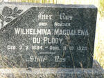 PLOOY Wilhelmina Magdalena, du 1884-1929