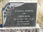 RALPH Joseph 1869-1959