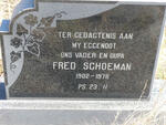 SCHOEMAN Fred 1902-1978