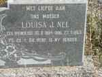 NEL Louisa J. nee PRINSLOO 1884-1965