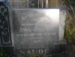 NAUDÉ Anna Johanna 1899-1979