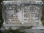 DOBIE John Stephen -1945 & Elsie 1867-1940