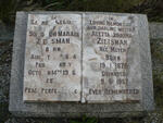 ZIETSMAN Soloman Marais 1874-1946 & Aletta Johanna MEYER 1878-1957