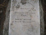 PAUL Charles William 1930-1930