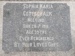 GOTTSCHALK Sophia Maria nee LUND -1918