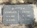 COWLEY Edward 1880-1940 & Effie 1888-1971