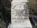 SHONE Thomas 1815-1907 & Emily Susanna PHILLIPSON 1832-1902