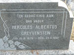 GREYVENSTEIN Hercules Albertus 1876-1962