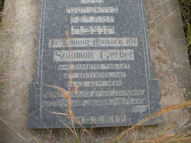 GERBER Solomon -1947