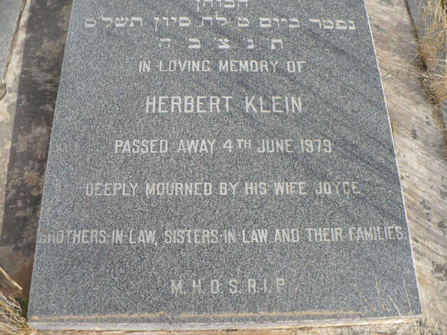 KLEIN Herbert -1979