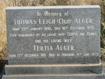 ALGER Thomas Leigh 1890-1970 & Tertia 1891-1973