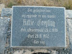 GREYLING Kittie nee GROENEWALD 1898-1952