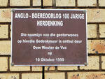 15. Anglo Boere-oorlog 100-jarige herdenking