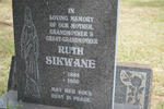 SIKWANE Ruth 1888-1950