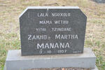 MANANA Zakho Martha -1957