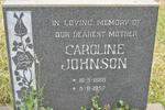 JOHNSON Caroline 1886-1957