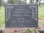 BHOYA Archibald Papie 1909-1941