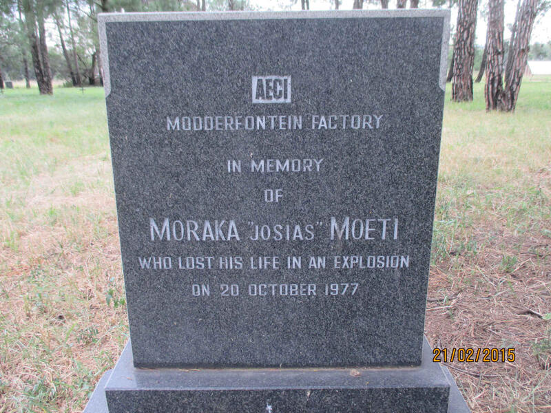 MOETI Moraka -1977