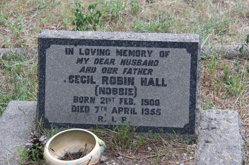HALL Cecil Robin 1900-1955