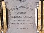 GROBLER Johanna Hendriena 1887-1903