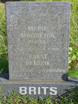 BRITS Ernst Hendrik 19??-2001 & Maria Magrietha 1921-1994