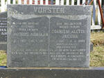 VORSTER Jacobus Adriaan 1907-1987 & Cornelia Aletta Jacoba 1913-1990