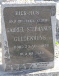 GELDENHUYS Gabriel Stephanus -1956