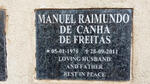FREITAS Manuel Raimundo de Canha, de 1976-2011