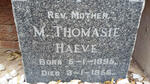 HAEVE M. Thomasie 1895-1956