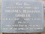 GROBLÊR Johannes Hermanus 1847-1937
