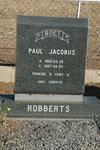 ROBBERTS Paul Jacobus 1903-1987