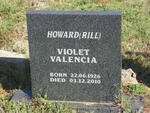 HOWARD Violet Valencia nee RILL 1926-2010