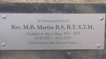 MARTIN M.B. 1927-2003