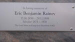 RAINEY Eric Benjamin 1959-1998