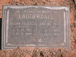 LAUDERDALE William Frederick 1908-1984 &  Thelma Mary KING 1911-2003