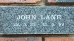 LANE John 1921-1999