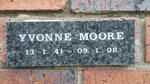 MOORE Yvonne 1941-2008