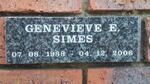 SIMES Genevieve E. 1988-2006