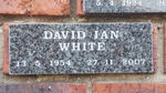 WHITE David Ian 1954-2007