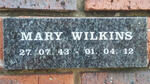 WILKINS Mary 1943-2012