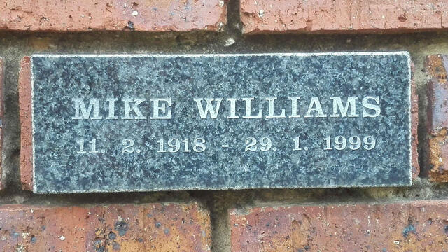 WILLIAMS Mike 1918-1999